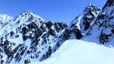 西穂高岳 西尾根 積雪期 冬季 バリエーションルート 登山 P3310627