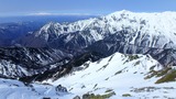 西穂高岳 西尾根 積雪期 冬季 バリエーションルート 登山 P3310632