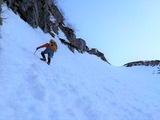 西穂高岳 西尾根 積雪期 冬季 バリエーションルート 登山 DSCN0275