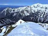 西穂高岳 西尾根 積雪期 冬季 バリエーションルート 登山 DSCN0279