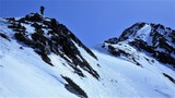 西穂高岳 西尾根 積雪期 冬季 バリエーションルート 登山 P3310619