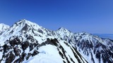西穂高岳 西尾根 積雪期 冬季 バリエーションルート 登山 P3310650
