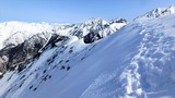 西穂高岳 西尾根 積雪期 冬季 バリエーションルート 登山 P3310576