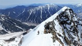 西穂高岳 西尾根 積雪期 冬季 バリエーションルート 登山 P3310671