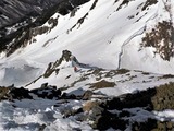 西穂高岳 西尾根 積雪期 冬季 バリエーションルート 登山 DSCN0288