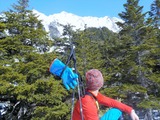 西穂高岳 西尾根 積雪期 冬季 バリエーションルート 登山 DSCN0270