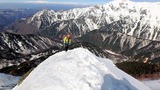 西穂高岳 西尾根 積雪期 冬季 バリエーションルート 登山 P3310568