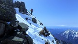 西穂高岳 西尾根 積雪期 冬季 バリエーションルート 登山 P3310667