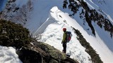 西穂高岳 西尾根 積雪期 冬季 バリエーションルート 登山 P3310575