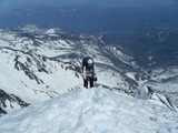 白馬岳主稜 残雪期アルパインクライミング DSCF1553