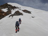 白馬岳主稜 残雪期アルパインクライミング DSCN6143