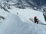 白馬岳主稜 残雪期アルパインクライミング DSCF1547