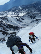 白馬岳主稜 残雪期アルパインクライミング DSCF1555