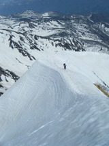白馬岳主稜 残雪期アルパインクライミング DSCF1549