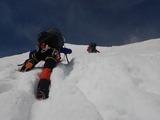 白馬岳主稜 残雪期アルパインクライミング DSCN6146