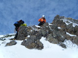 阿弥陀岳南稜 冬季アルパインクライミング DSCF0810