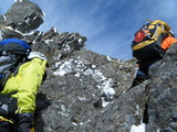 阿弥陀岳南稜 冬季アルパインクライミング DSCF0808