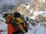 阿弥陀岳南稜 冬季アルパインクライミング IMG_2536