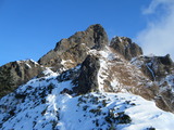 阿弥陀岳南稜 冬季アルパインクライミング DSCF0794