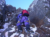 八ヶ岳 赤岳西壁主稜 厳冬期アルパインクライミング  IMGP0176