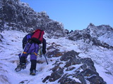 八ヶ岳 赤岳西壁主稜 厳冬期アルパインクライミング  IMGP0177