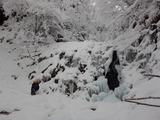 阿弥陀岳 広河原沢 アルパインアイスクライミング DSCN1065