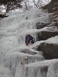 甲斐駒ヶ岳 尾白川下流域の氷瀑 岩間ルンゼ ガンガノ沢 アルパインアイスクライミング DSCN1171