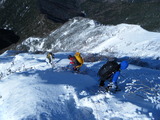 阿弥陀岳 南陵 厳冬期アルパインクライミング DSCF1234
