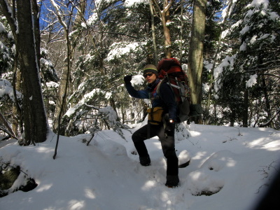 鳳凰三山 厳冬期縦走