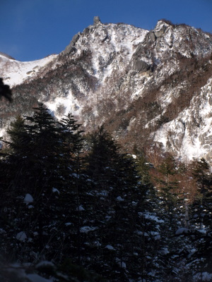 鳳凰三山 厳冬期縦走