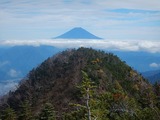 南アルプス 縦走 白峯南嶺 (青薙山～広河内岳) ～ 蝙蝠岳 DSCN5059