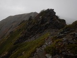 南アルプス 縦走 白峯南嶺 (青薙山～広河内岳) ～ 蝙蝠岳 DSCN5141