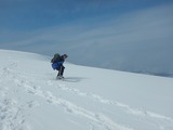氷ノ山 東尾根 登山 山スキー DSCN5596