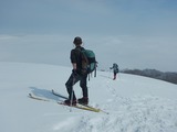 氷ノ山 東尾根 登山 山スキー DSCN5544