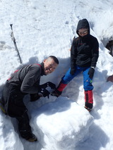 伯耆大山 冬季登山 雪上訓練 P3131715