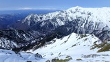 西穂高岳 西尾根 積雪期 冬季 バリエーションルート 登山 P3310632