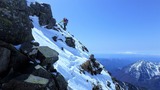 西穂高岳 西尾根 積雪期 冬季 バリエーションルート 登山 P3310667