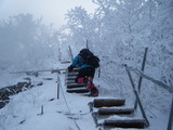 八ヶ岳 赤岳 地蔵尾根 厳冬期登山 DSCF1965