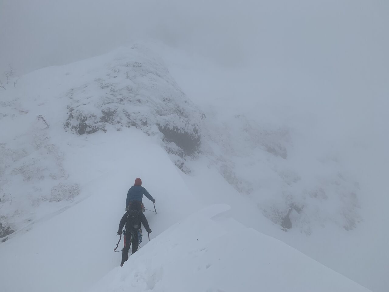 八ヶ岳連峰 横岳西壁 石尊稜 厳冬期アルパインクライミング IMG_2303