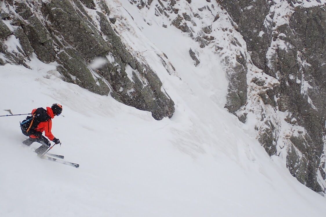 穂高岳 バックカントリー、山スキー、残雪期アルパインクライミング IMG_4599