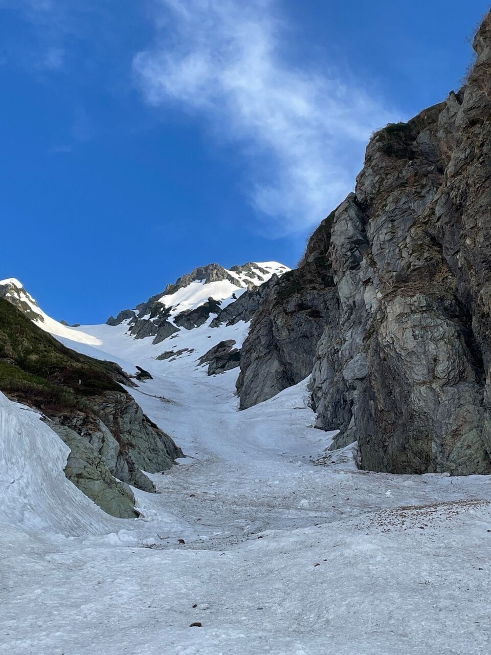 剱岳 バックカントリー、山スキー IMG_4803
