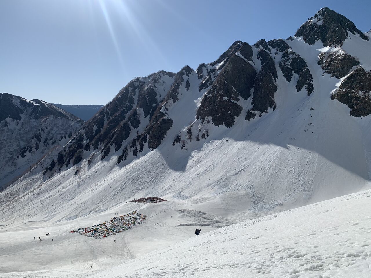 槍 穂高滝谷 山スキー IMG_0304