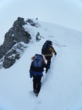 南岳西尾根-槍ヶ岳 積雪期クライミング DSCF0862