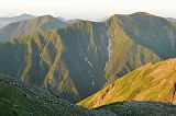 聖岳 小渋川から赤石岳