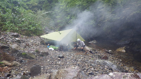 大峰 七面山 中ノ川 遡行 沢登り IMGP1312