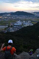 御着の岩場 マルチピッチクライミング DSC_2081