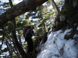 空木岳 残雪期登山 DSCF1057