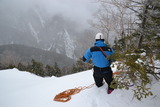 阿弥陀岳 南稜 冬季アルパインクライミング DSC_0114