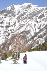 阿弥陀岳 南稜 冬季アルパインクライミング DSC_0075