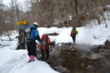 阿弥陀岳 南稜 冬季アルパインクライミング DSC_0117